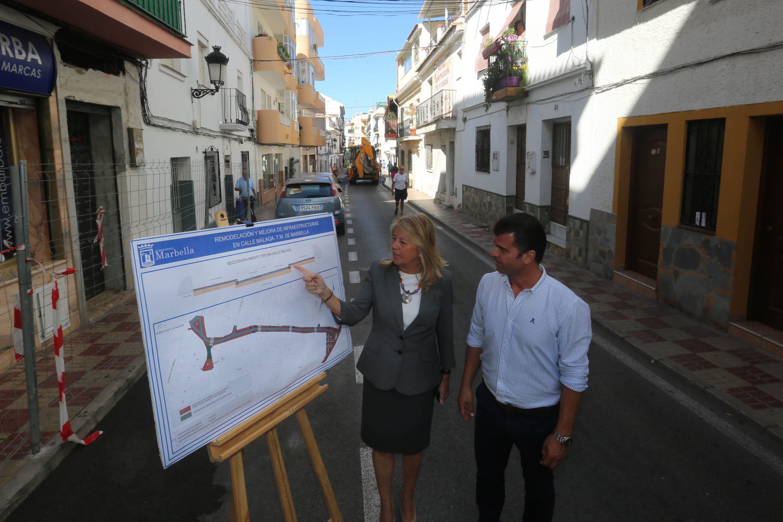Arrancan las obras para la remodelación integral de calle Málaga