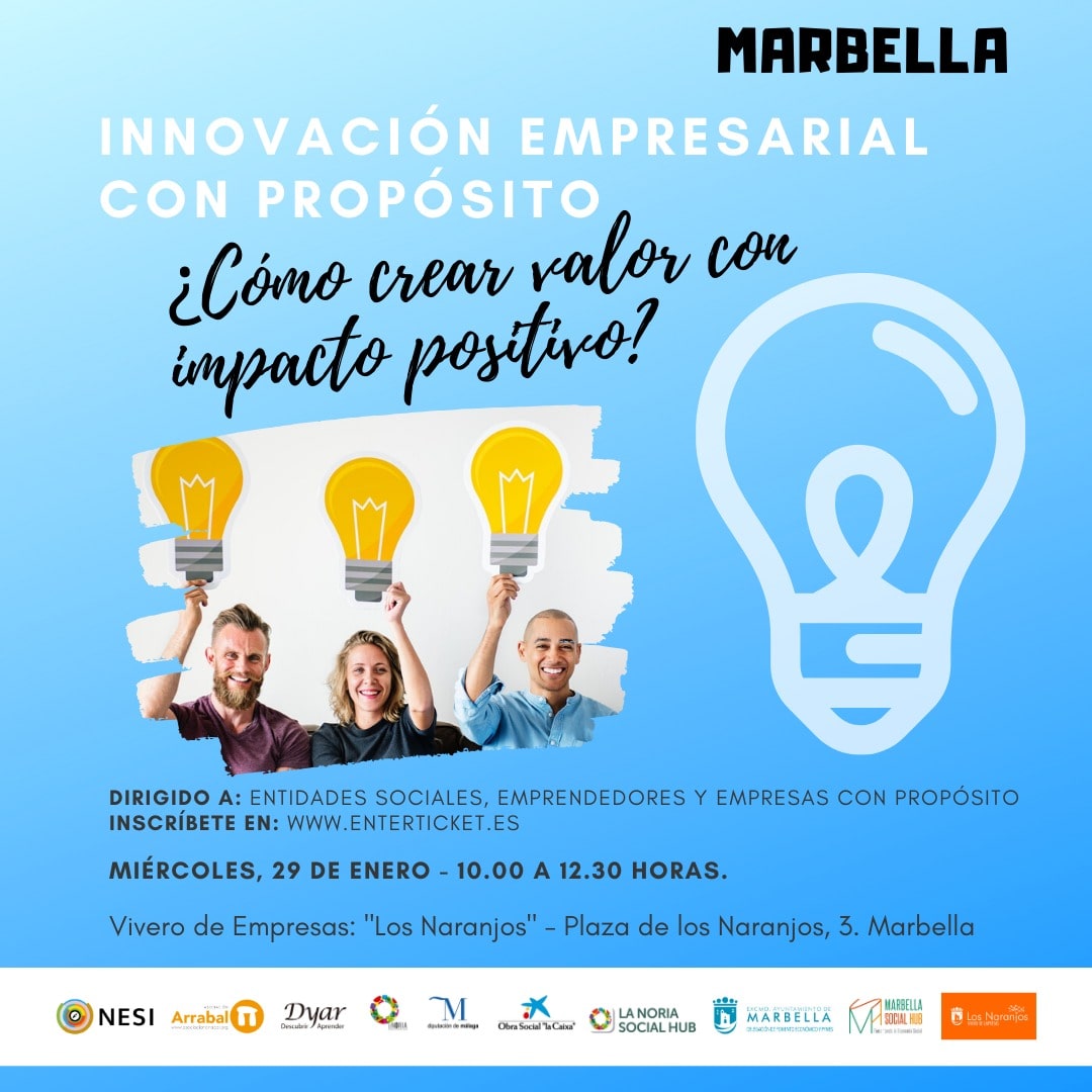 Ayuntamiento y Diputación organizan jornada sobre ‘Innovación empresarial con propósito’