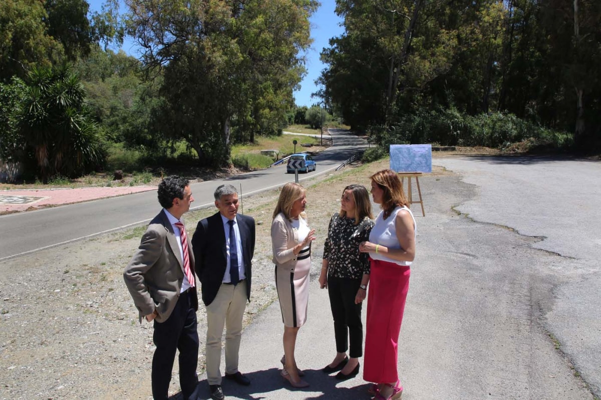 Fomento acuerda con el Ayuntamiento de Marbella la mejora del tramo urbano de la carretera a Istán