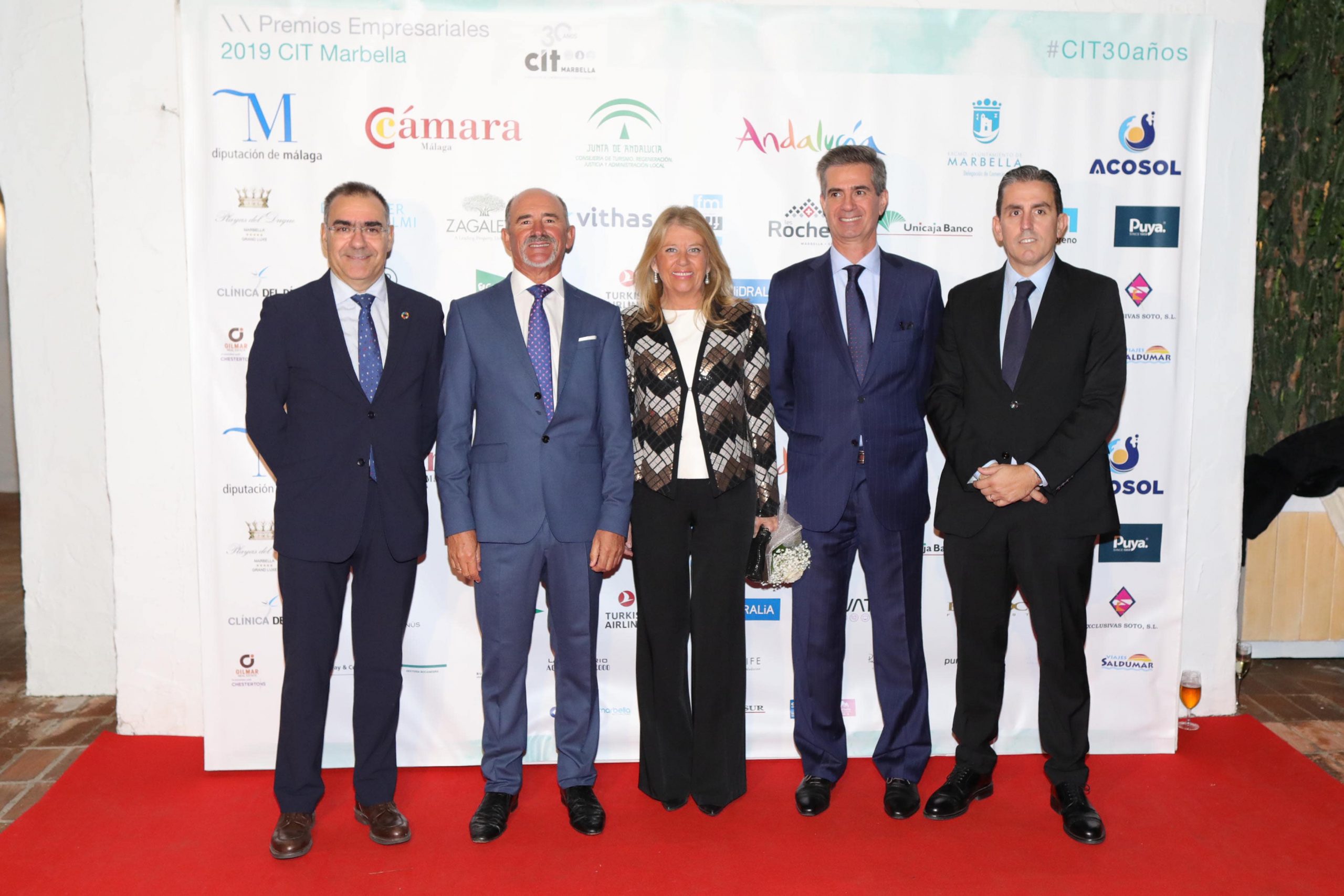 Celebrados este viernes los XX Premios Empresariales CIT Marbella 2019