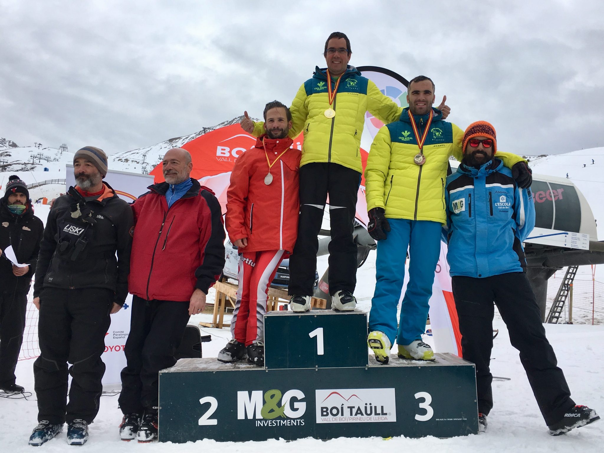 Jorge Otalecu consigue el pódium en el Campeonato de España de Esquí Alpino