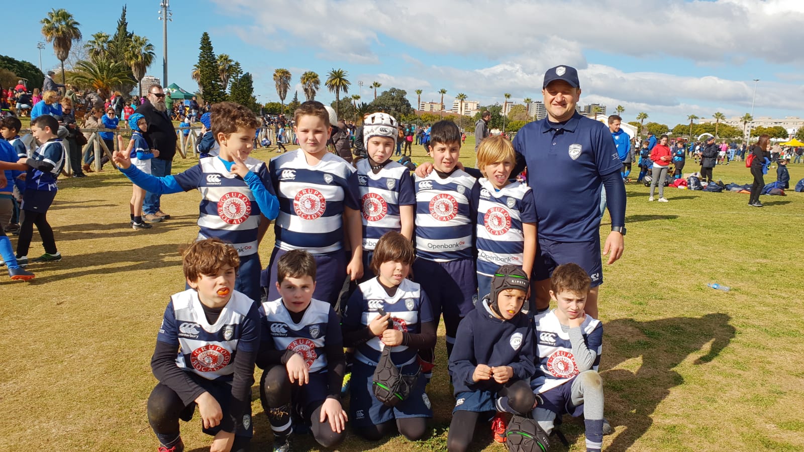 Los más pequeños de la cantera del Trocadero Marbella Rugby Club triunfan en el Campeonato Andaluz de Rugby Gradual