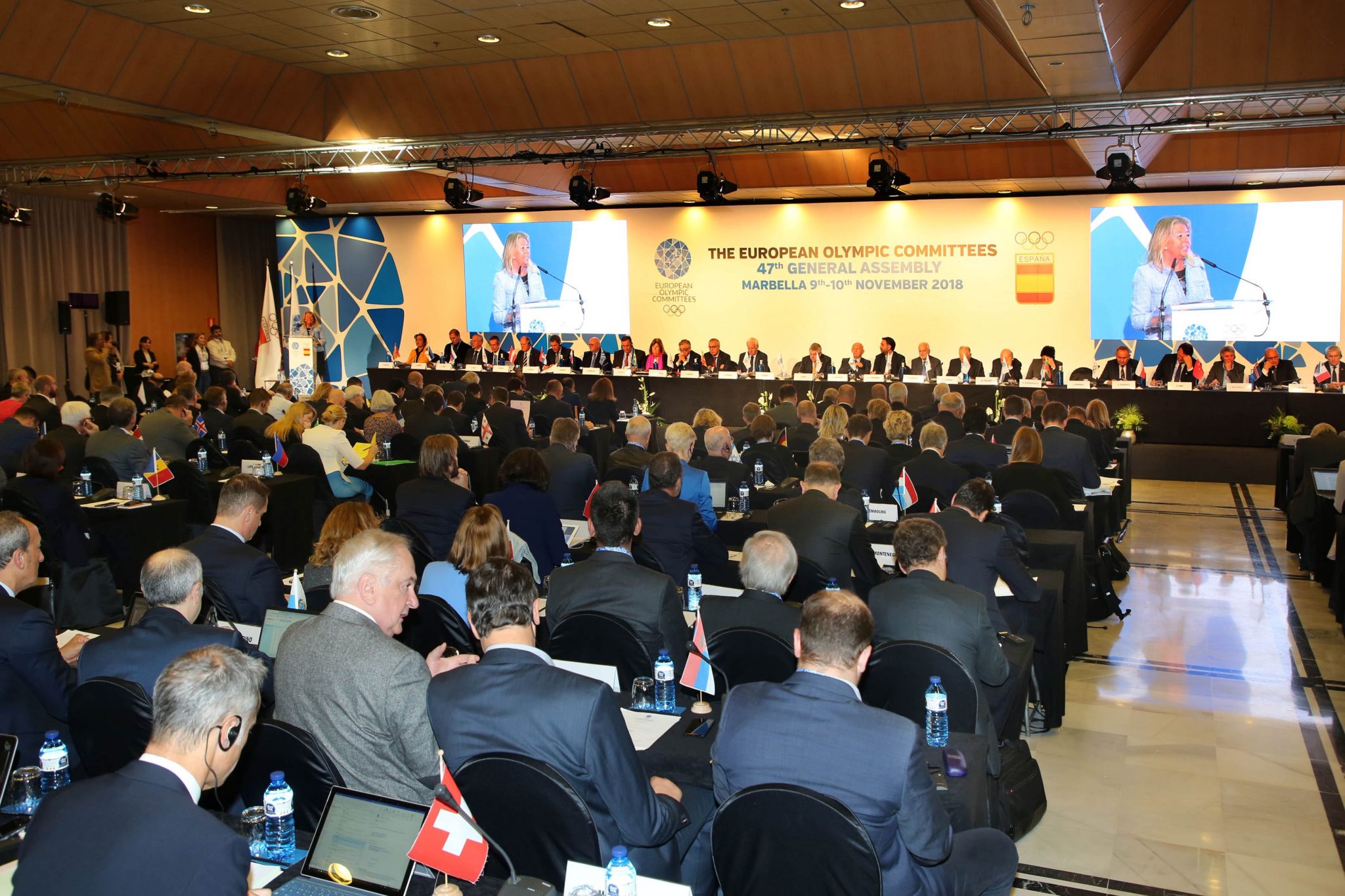Marbella inaugura la 47 edición de la Asamblea de los comités olímpicos europeos