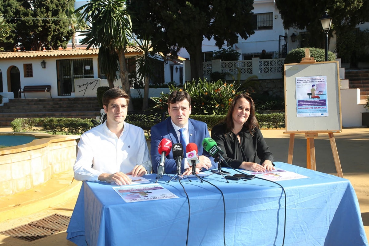 El Ayuntamiento y la Fundación INCYDE pondrán en marcha el 4 de febrero en Marbella y Nueva Andalucía una nueva edición del curso Emprendimiento, digitalización y cambio