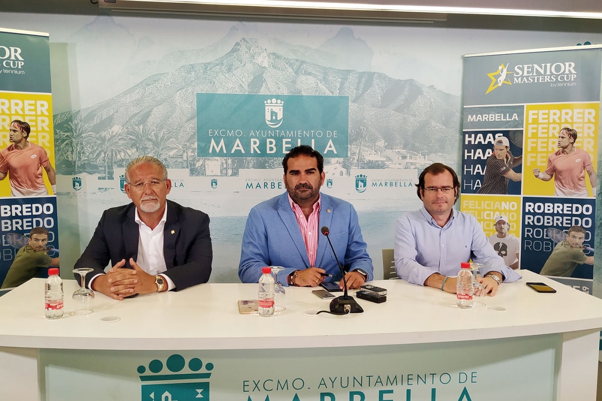 Marbella acogerá el 27 y 28 de septiembre la cuarta edición de la Senior Masters Cup con la participación de David Ferrer, Feliciano López, Tommy Robredo y Tommy Haas