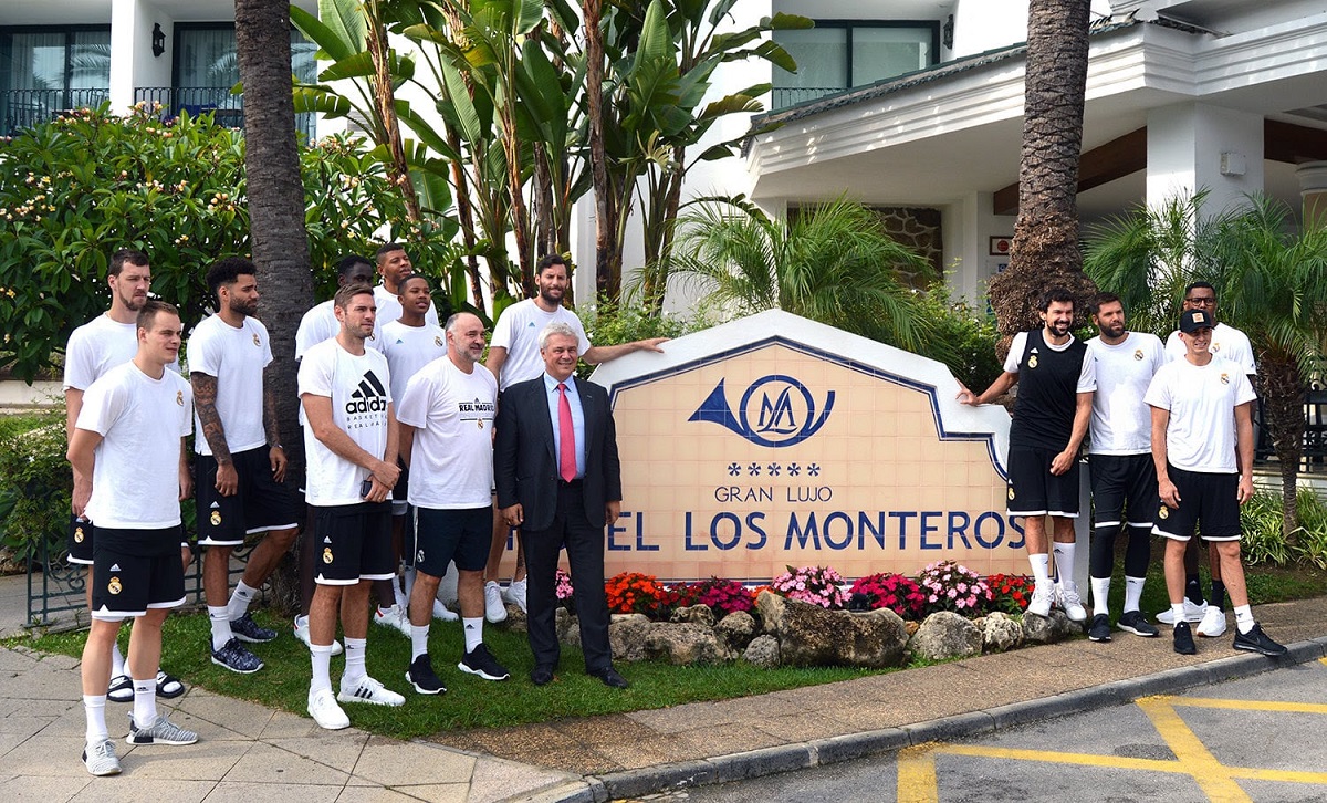 El Hotel Los Monteros acoge la visita del Real Madrid de Baloncesto