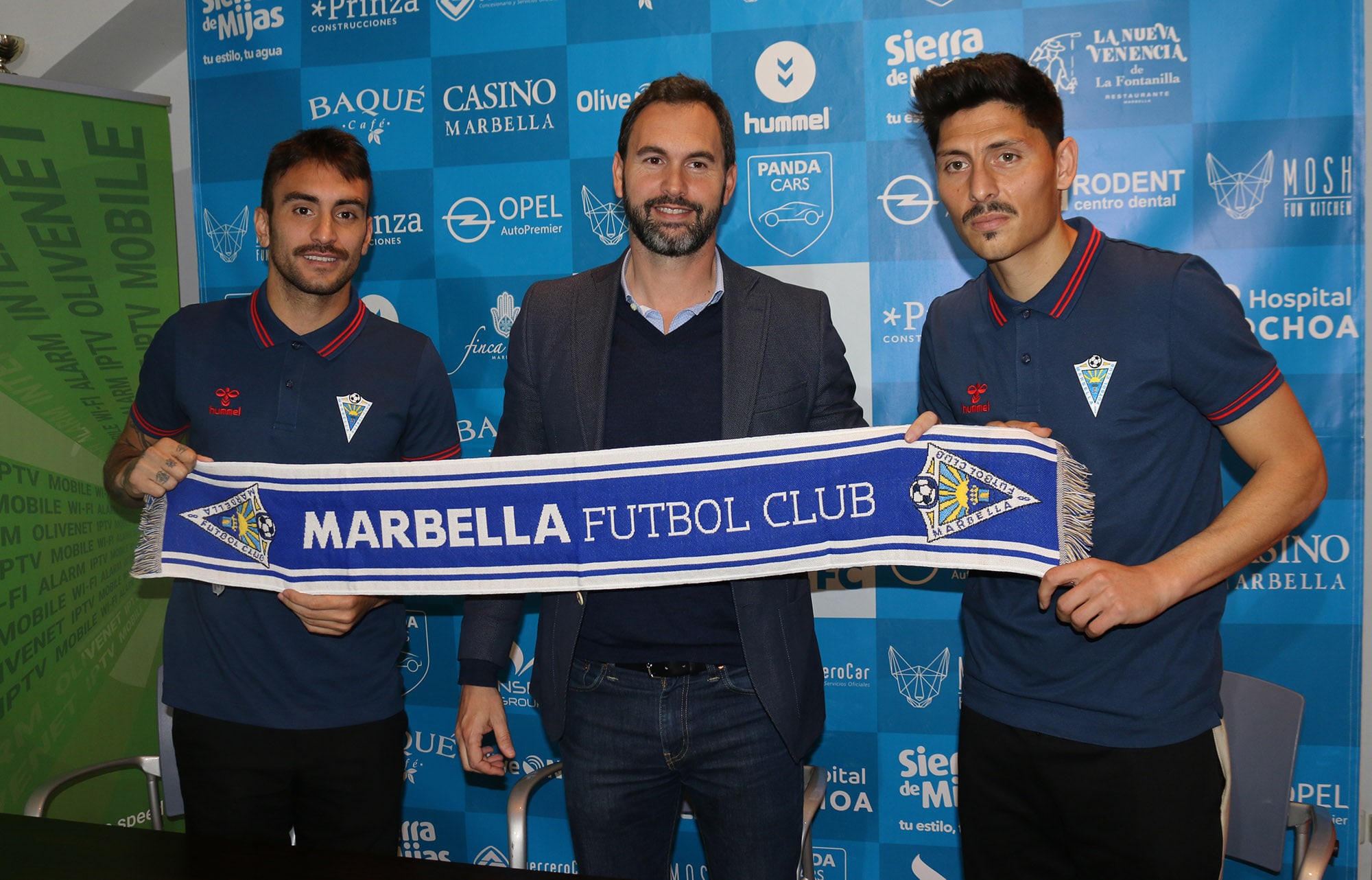 Samu de los Reyes y Faurlín muestran su “ilusión” por incorporarse al “ambicioso” proyecto del Marbella F.C.