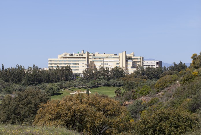 El Hospital Costa del Sol, ubicado en Marbella y referencia de la comarca en la lucha contra el Covid.